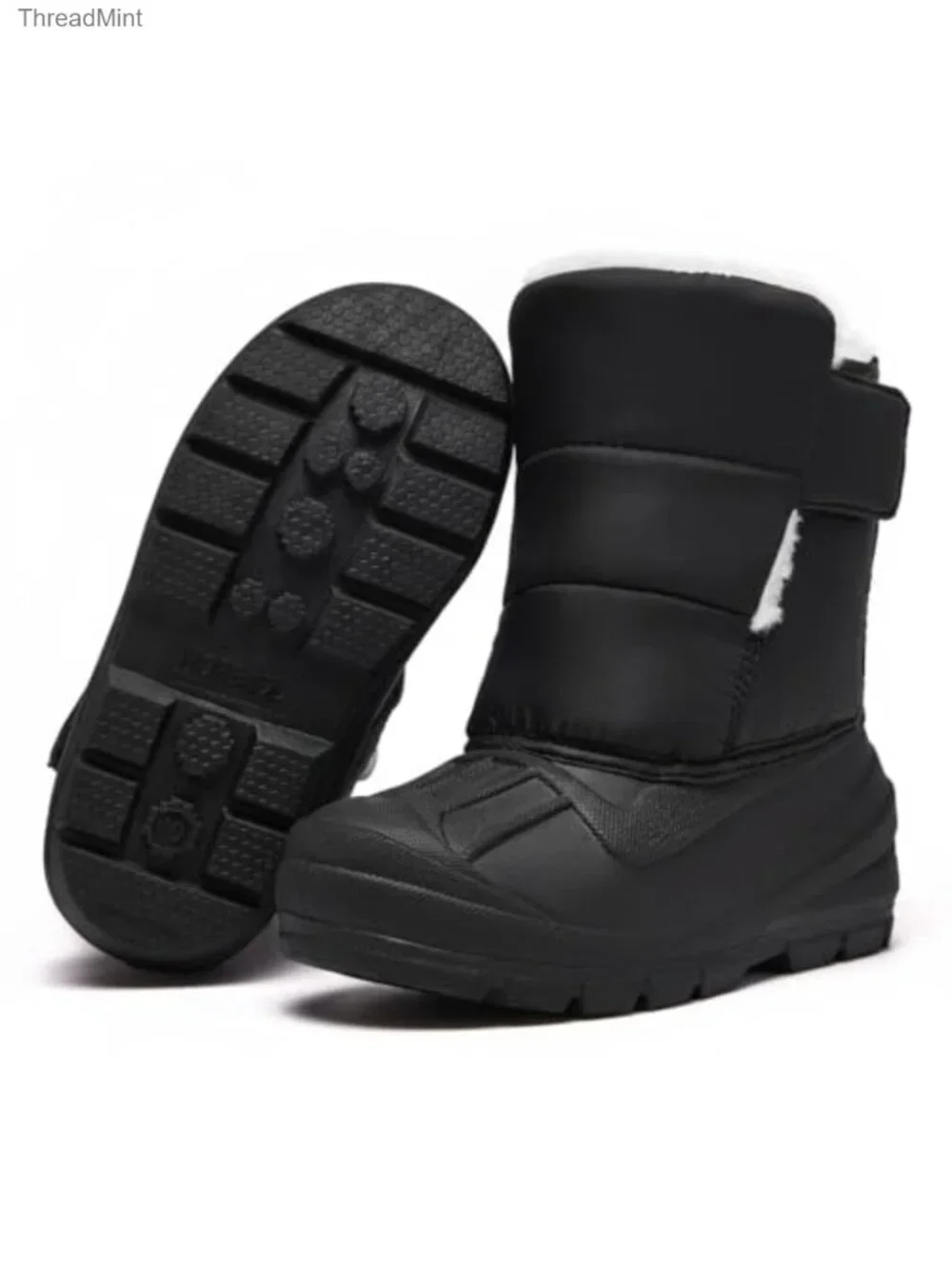 MORENDL Kids Waterproof Snow Boots Toddler Winter Boots Fur Lined